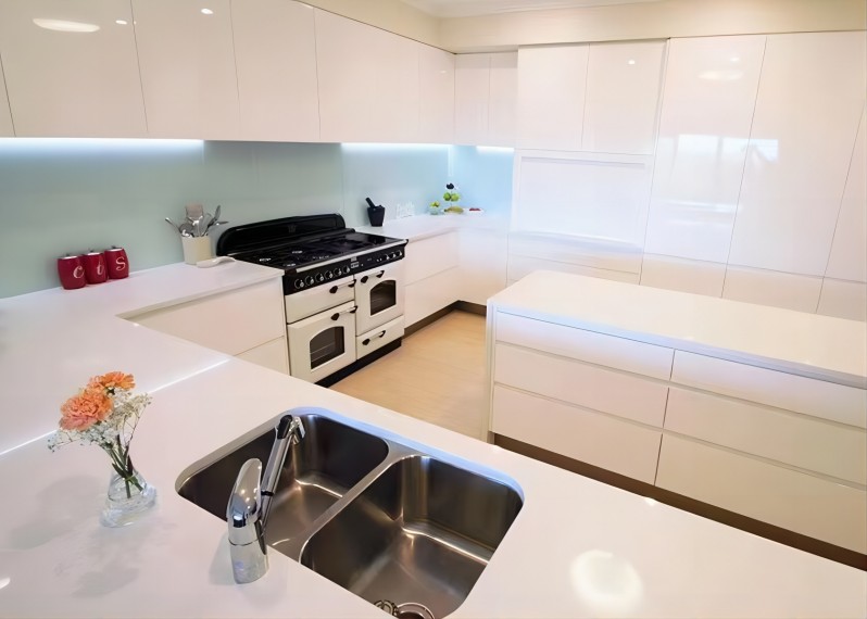 Nano Crystallized Glass Stone Kitchen Island