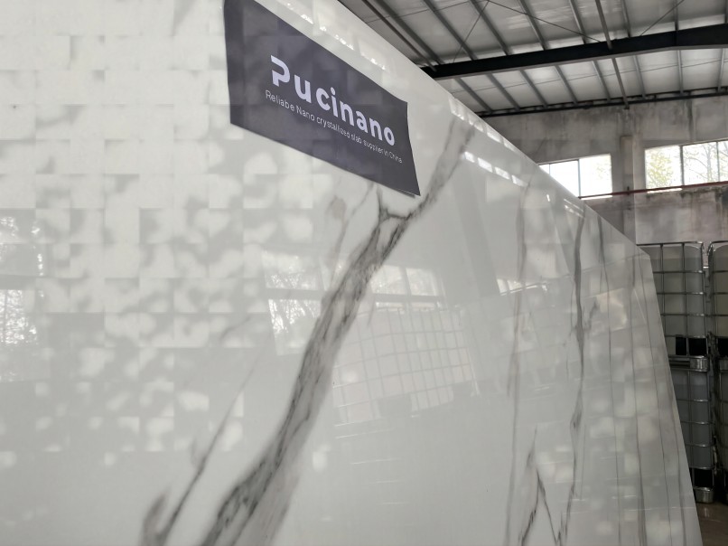 Nano crystallized glass stone vs quartz Foshan Puci Building Material